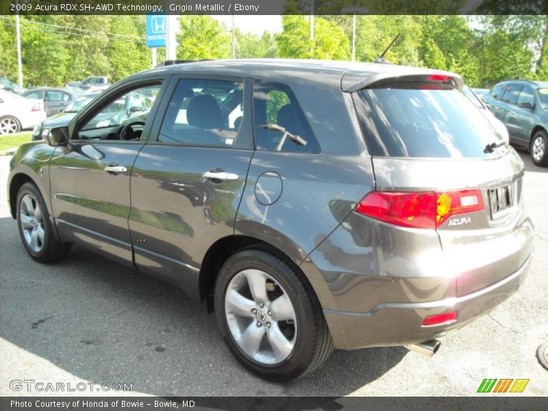 Grigio Metallic / Ebony 2009 Acura RDX SH-AWD Technology