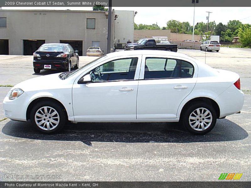 Summit White / Ebony 2009 Chevrolet Cobalt LT Sedan