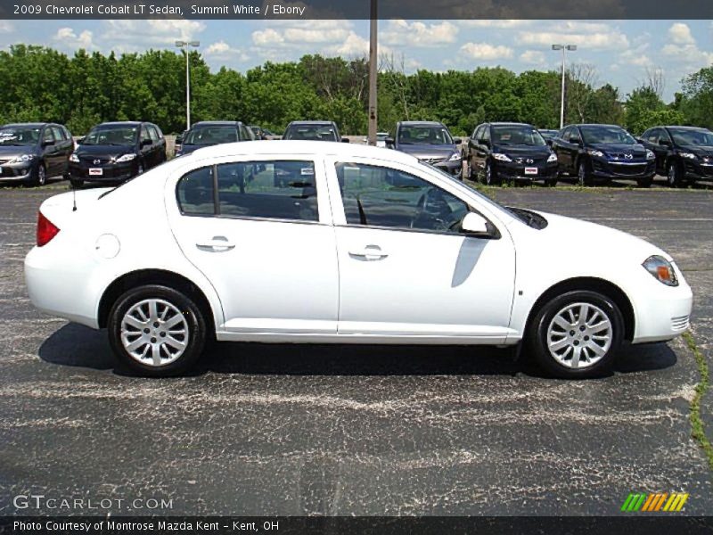 Summit White / Ebony 2009 Chevrolet Cobalt LT Sedan