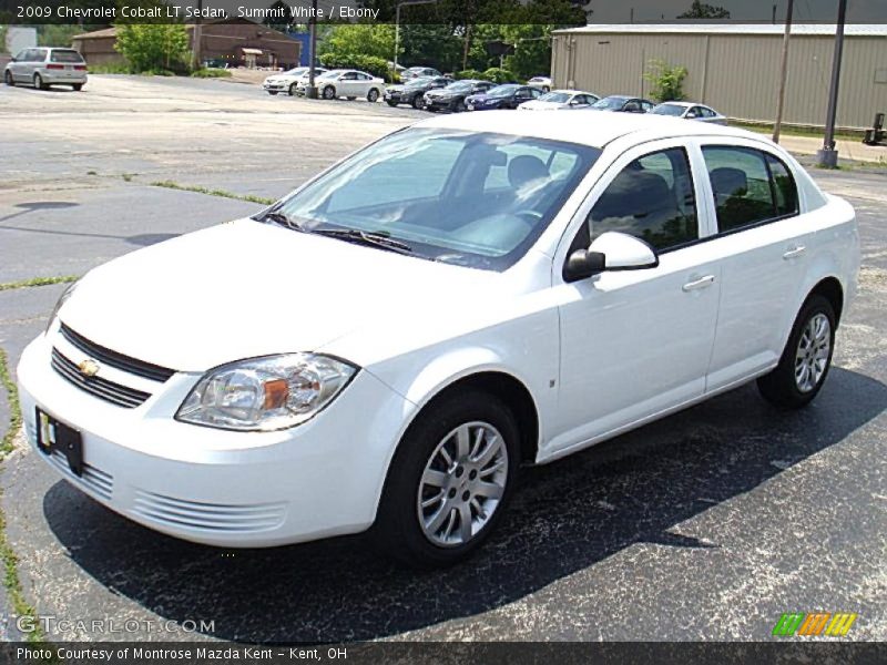 Summit White / Ebony 2009 Chevrolet Cobalt LT Sedan