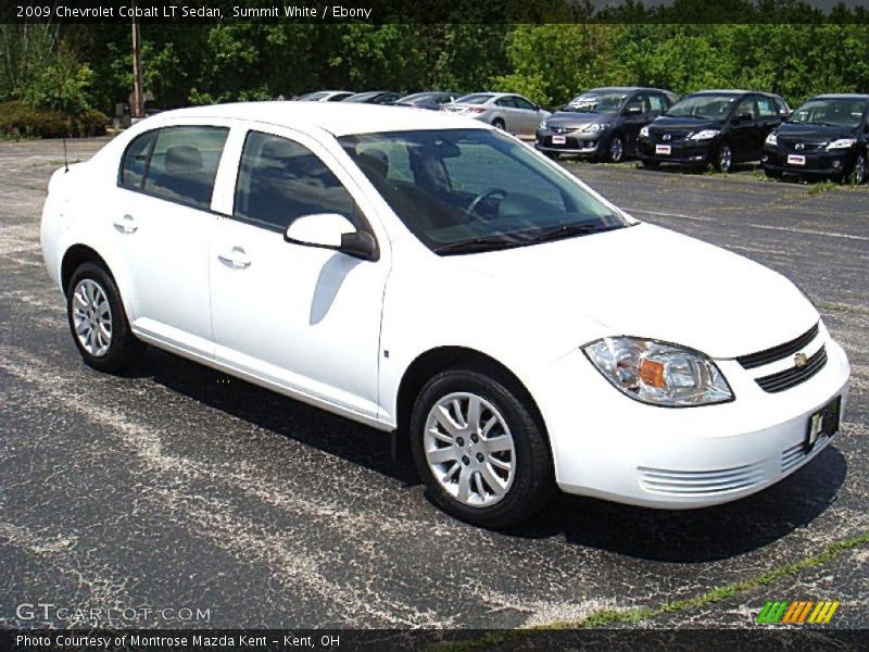 Summit White / Ebony 2009 Chevrolet Cobalt LT Sedan