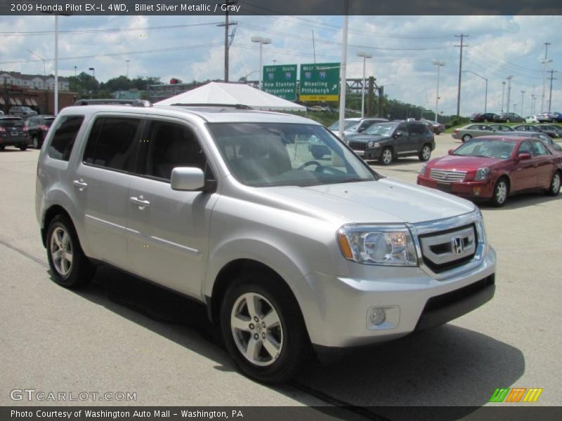 Billet Silver Metallic / Gray 2009 Honda Pilot EX-L 4WD