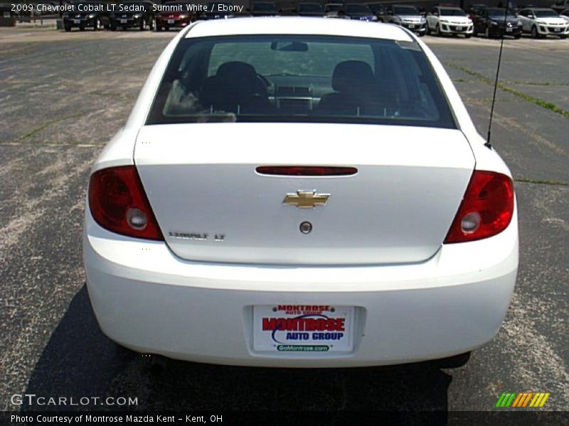 Summit White / Ebony 2009 Chevrolet Cobalt LT Sedan