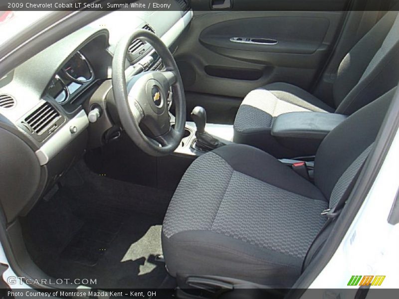Summit White / Ebony 2009 Chevrolet Cobalt LT Sedan