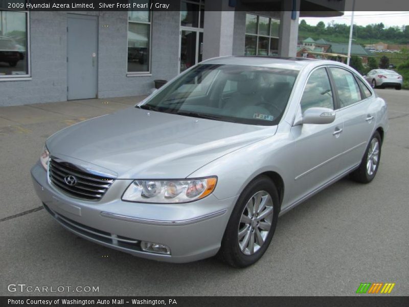 Silver Frost Pearl / Gray 2009 Hyundai Azera Limited