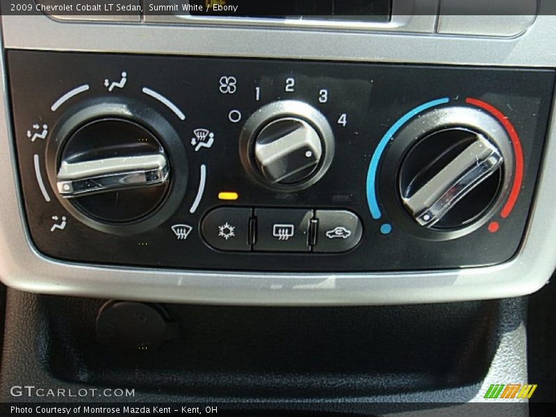 Summit White / Ebony 2009 Chevrolet Cobalt LT Sedan