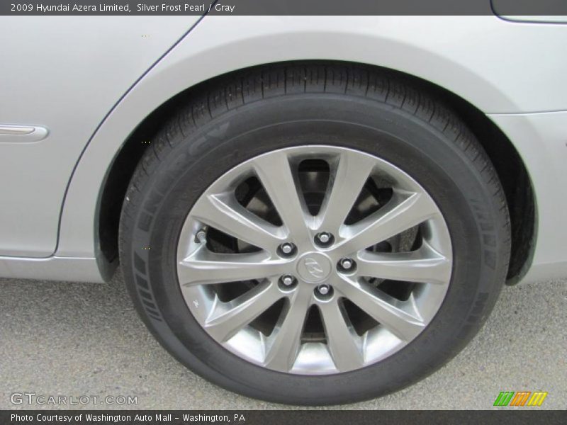 Silver Frost Pearl / Gray 2009 Hyundai Azera Limited