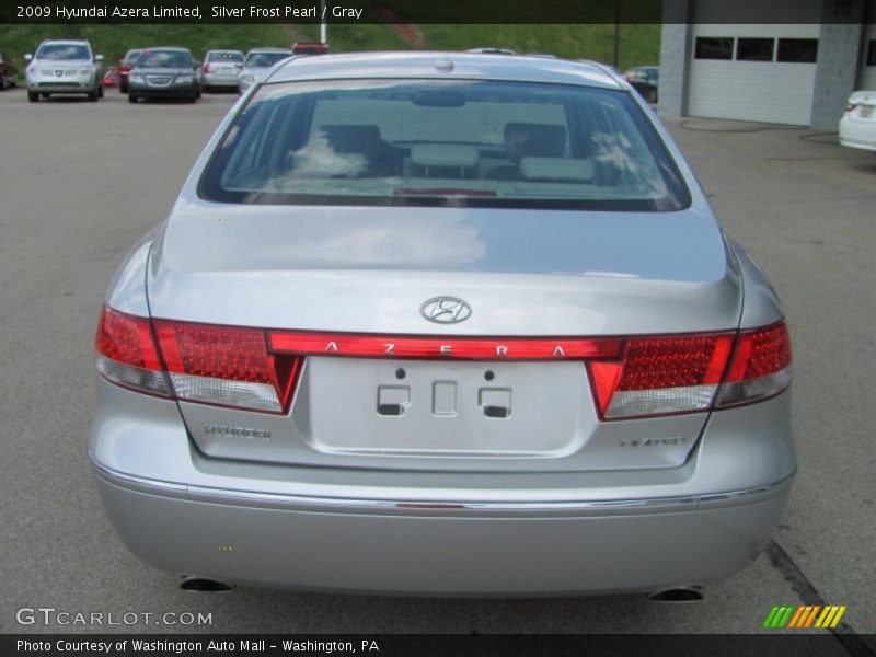 Silver Frost Pearl / Gray 2009 Hyundai Azera Limited