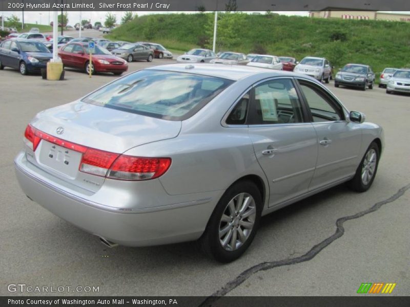 Silver Frost Pearl / Gray 2009 Hyundai Azera Limited