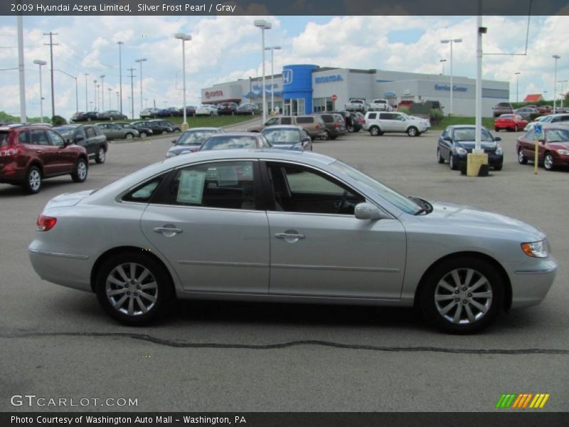 Silver Frost Pearl / Gray 2009 Hyundai Azera Limited