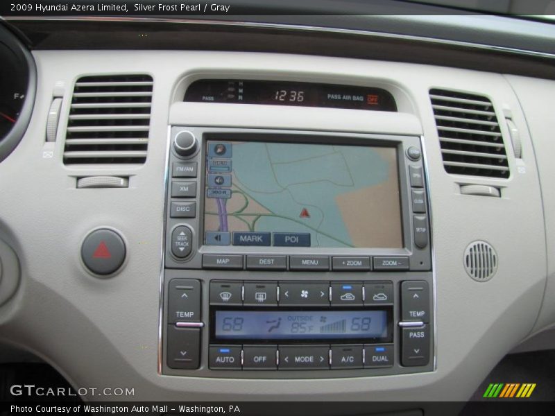 Silver Frost Pearl / Gray 2009 Hyundai Azera Limited