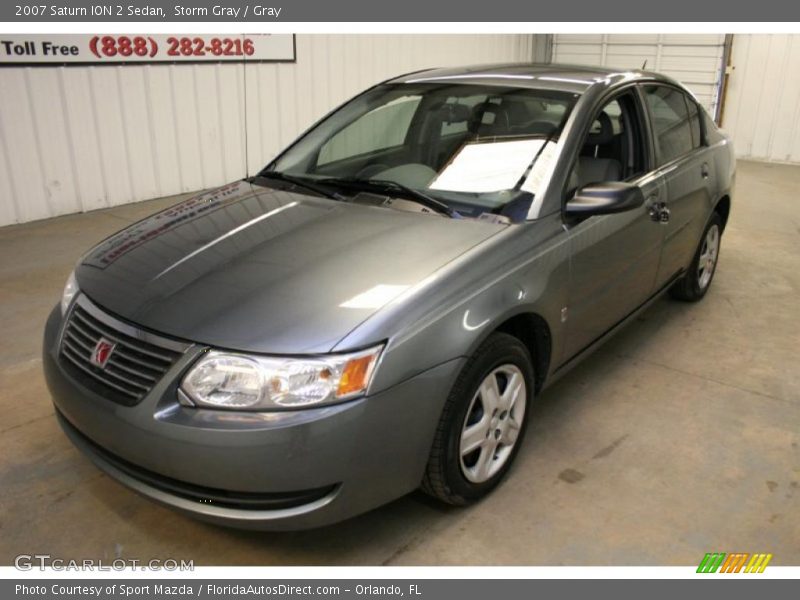 Storm Gray / Gray 2007 Saturn ION 2 Sedan
