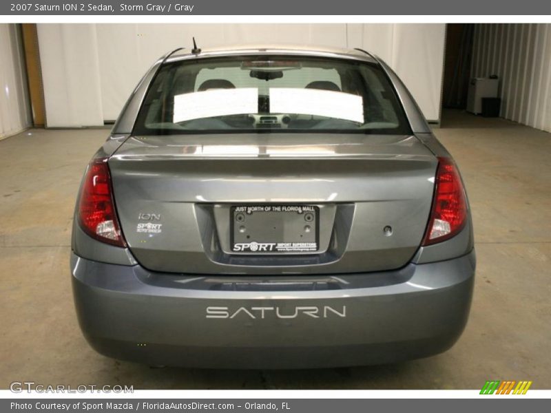 Storm Gray / Gray 2007 Saturn ION 2 Sedan