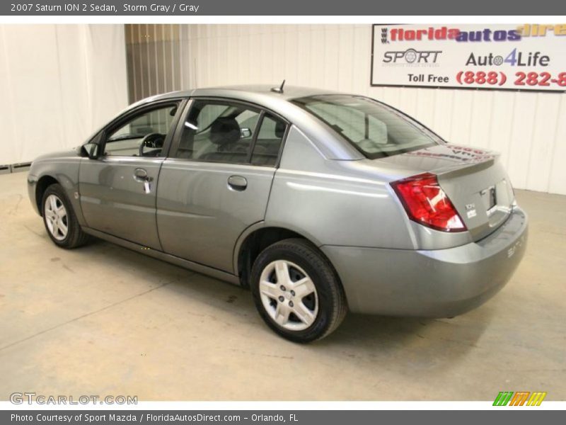 Storm Gray / Gray 2007 Saturn ION 2 Sedan