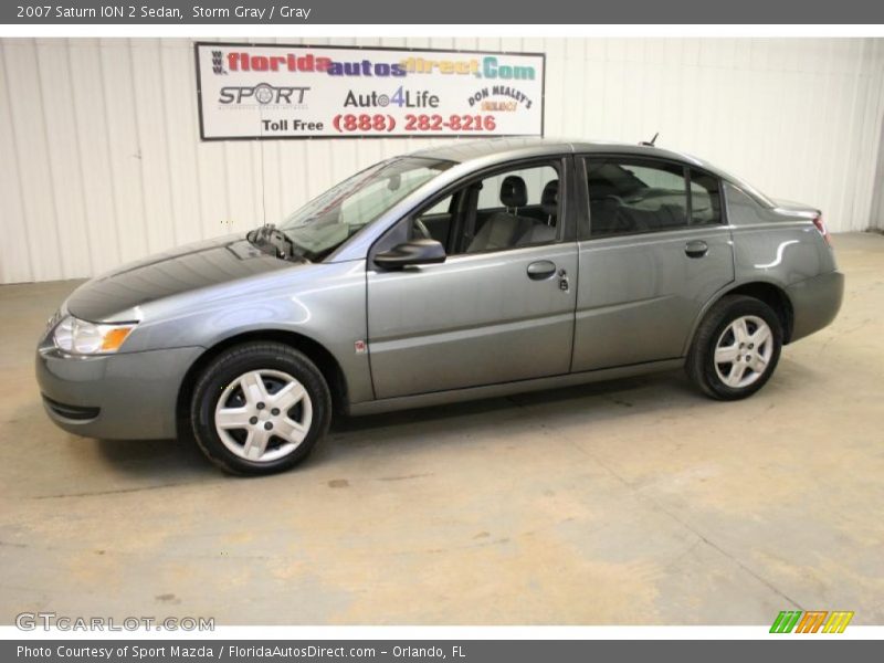 Storm Gray / Gray 2007 Saturn ION 2 Sedan