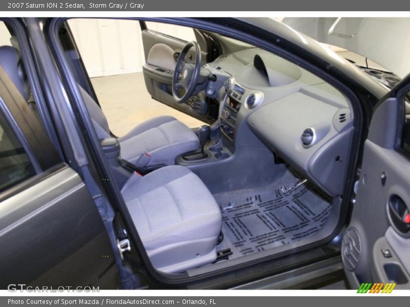 Storm Gray / Gray 2007 Saturn ION 2 Sedan