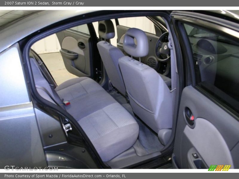 Storm Gray / Gray 2007 Saturn ION 2 Sedan