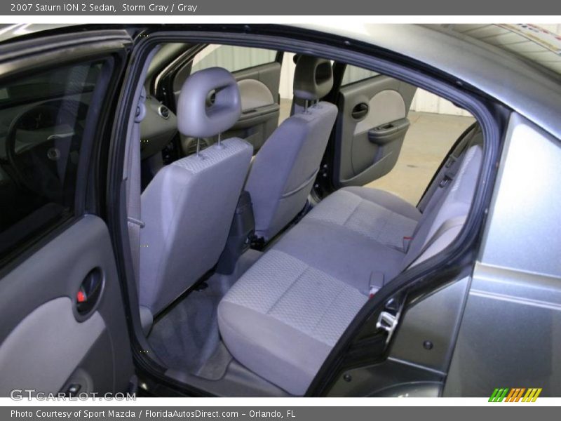 Storm Gray / Gray 2007 Saturn ION 2 Sedan