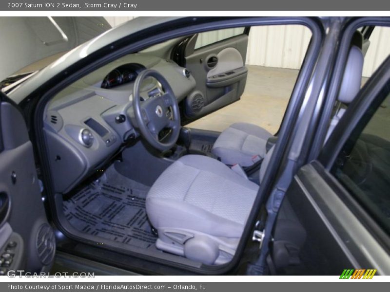 Storm Gray / Gray 2007 Saturn ION 2 Sedan