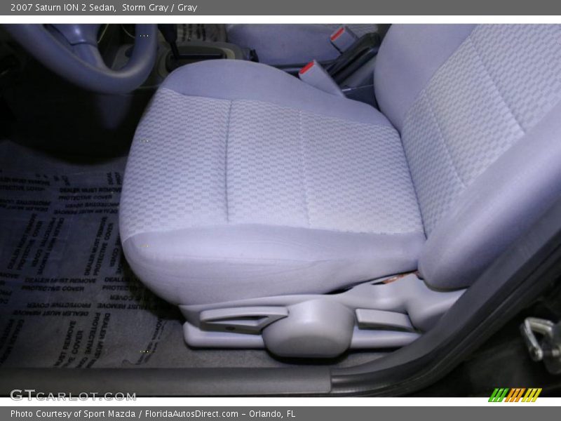 Storm Gray / Gray 2007 Saturn ION 2 Sedan