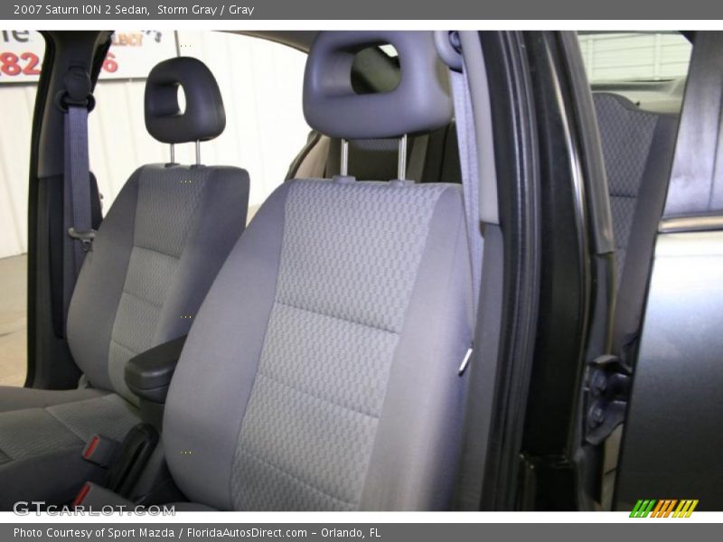 Storm Gray / Gray 2007 Saturn ION 2 Sedan
