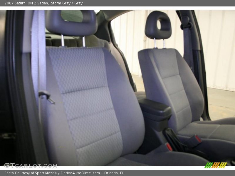 Storm Gray / Gray 2007 Saturn ION 2 Sedan