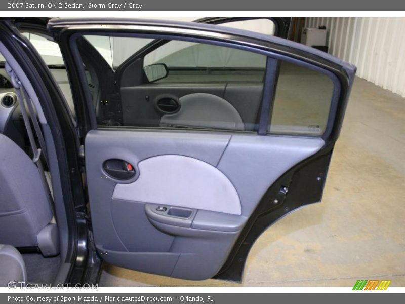 Storm Gray / Gray 2007 Saturn ION 2 Sedan