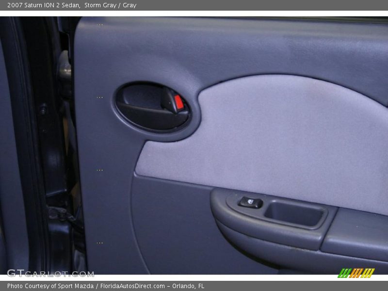 Storm Gray / Gray 2007 Saturn ION 2 Sedan