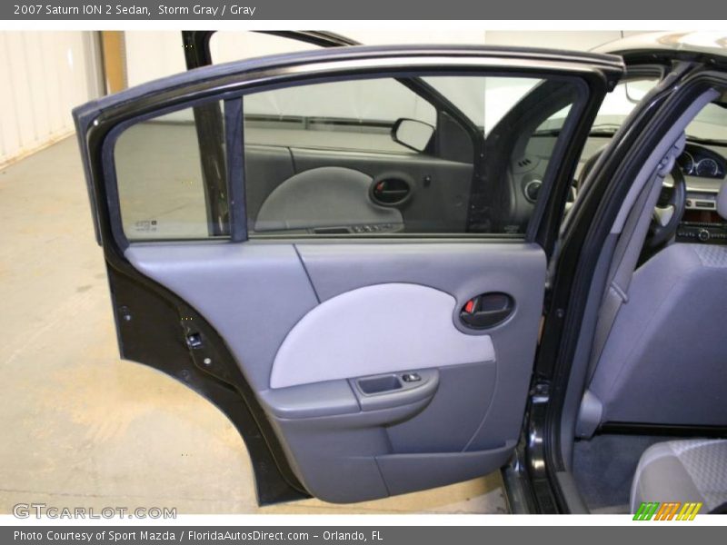 Storm Gray / Gray 2007 Saturn ION 2 Sedan