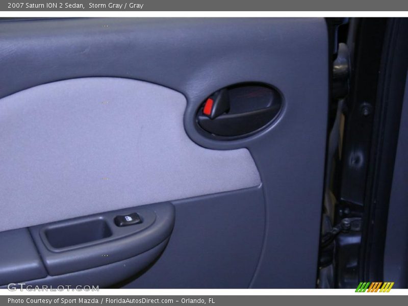 Storm Gray / Gray 2007 Saturn ION 2 Sedan