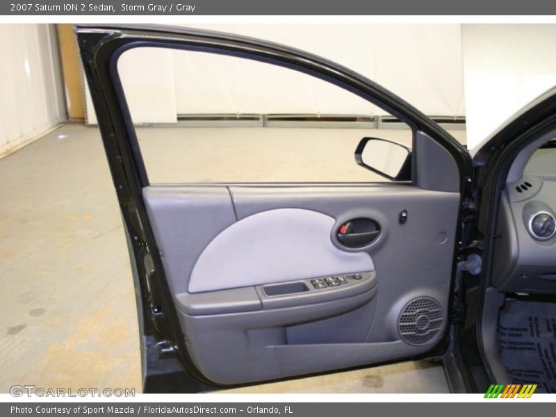 Storm Gray / Gray 2007 Saturn ION 2 Sedan