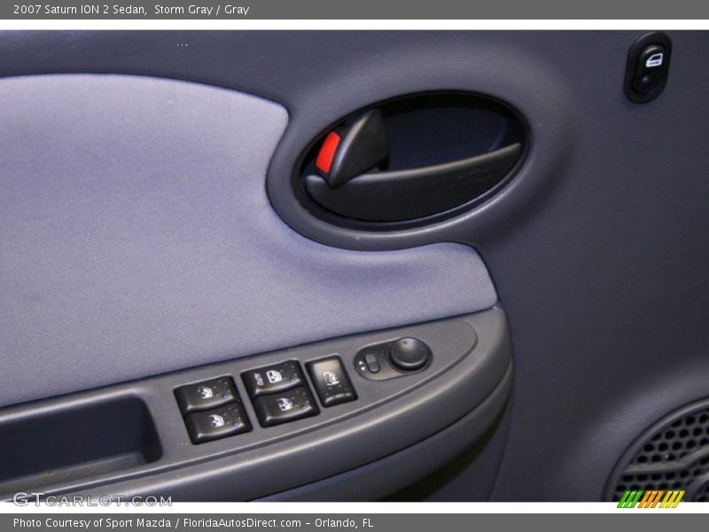 Storm Gray / Gray 2007 Saturn ION 2 Sedan
