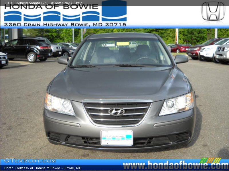 Willow Gray / Gray 2010 Hyundai Sonata GLS