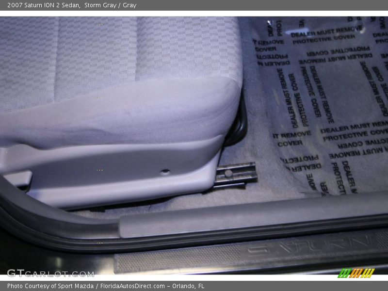 Storm Gray / Gray 2007 Saturn ION 2 Sedan