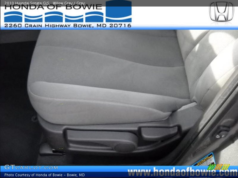 Willow Gray / Gray 2010 Hyundai Sonata GLS