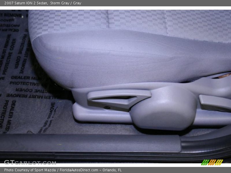Storm Gray / Gray 2007 Saturn ION 2 Sedan