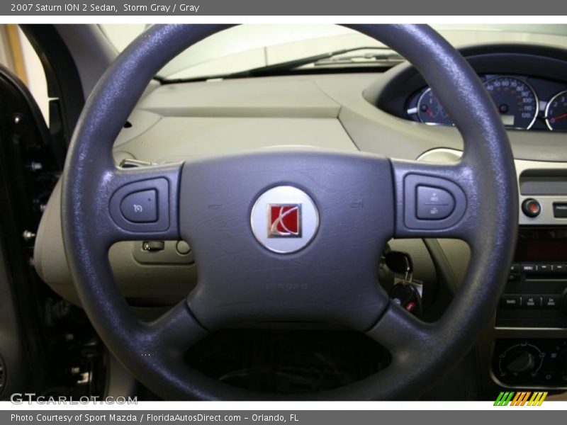 Storm Gray / Gray 2007 Saturn ION 2 Sedan