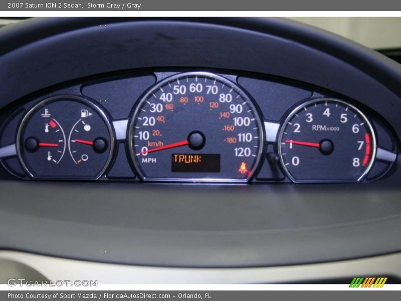 Storm Gray / Gray 2007 Saturn ION 2 Sedan