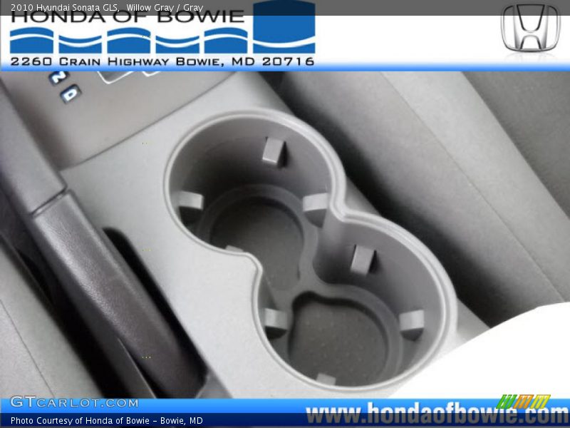 Willow Gray / Gray 2010 Hyundai Sonata GLS