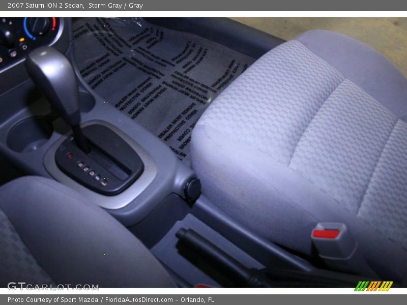 Storm Gray / Gray 2007 Saturn ION 2 Sedan