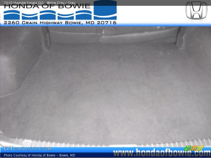 Willow Gray / Gray 2010 Hyundai Sonata GLS