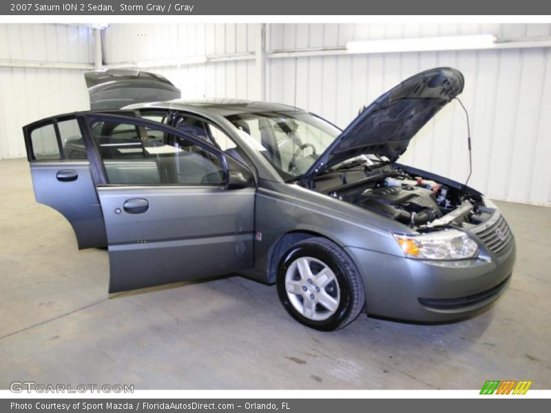 Storm Gray / Gray 2007 Saturn ION 2 Sedan