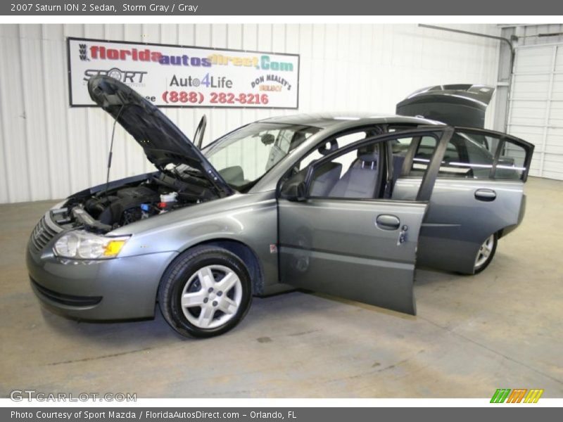 Storm Gray / Gray 2007 Saturn ION 2 Sedan