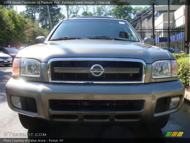 Polished Pewter Metallic / Charcoal 2004 Nissan Pathfinder LE Platinum 4x4