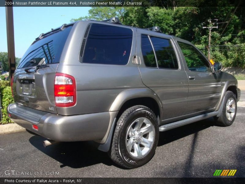 Polished Pewter Metallic / Charcoal 2004 Nissan Pathfinder LE Platinum 4x4