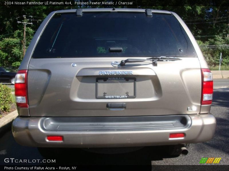 Polished Pewter Metallic / Charcoal 2004 Nissan Pathfinder LE Platinum 4x4