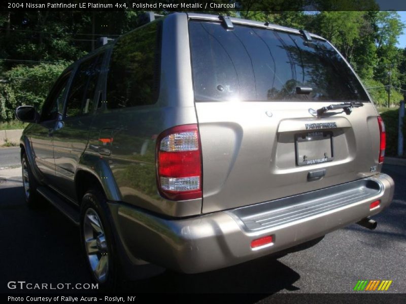 Polished Pewter Metallic / Charcoal 2004 Nissan Pathfinder LE Platinum 4x4