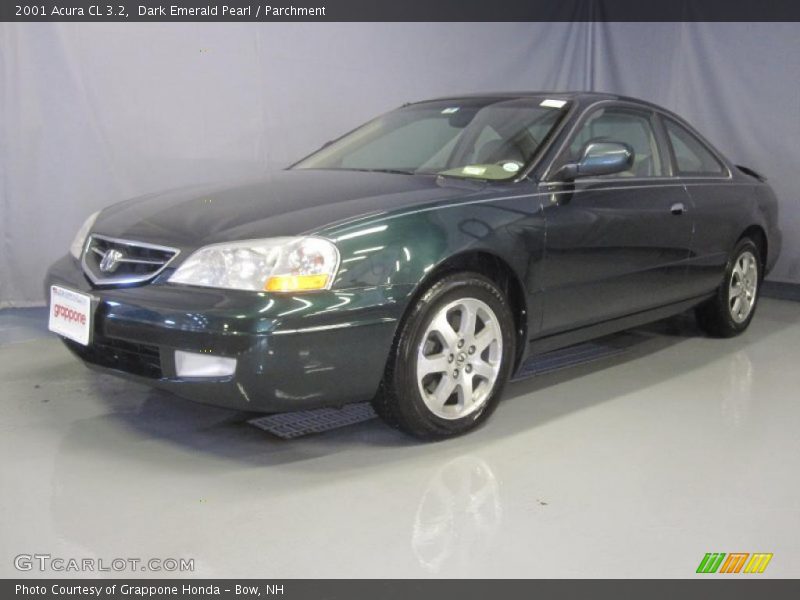 Dark Emerald Pearl / Parchment 2001 Acura CL 3.2