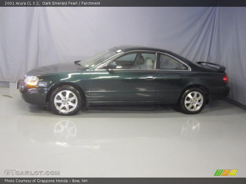 Dark Emerald Pearl / Parchment 2001 Acura CL 3.2