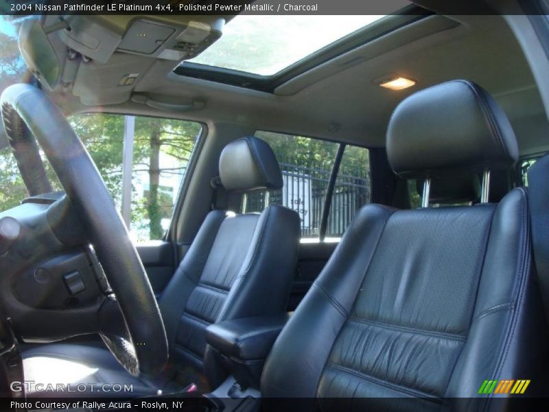 Polished Pewter Metallic / Charcoal 2004 Nissan Pathfinder LE Platinum 4x4